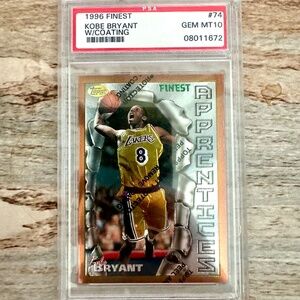 1996 Tops Kobe Apprentices Card Grad PSA 10